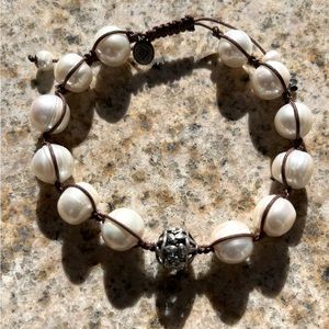 Silpada Rugged Pearl Bracelet